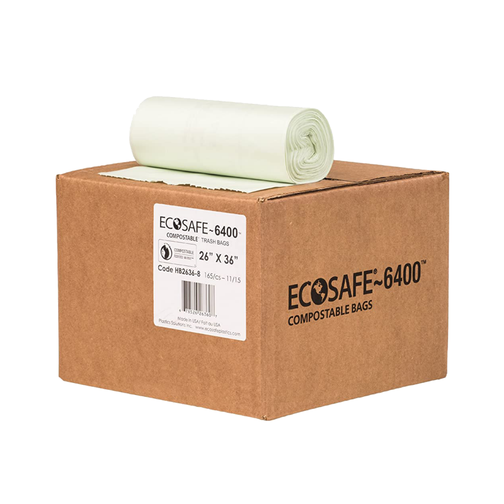 Compostable Eco Safe Organic Bags (Case) ICS Clean Supplies