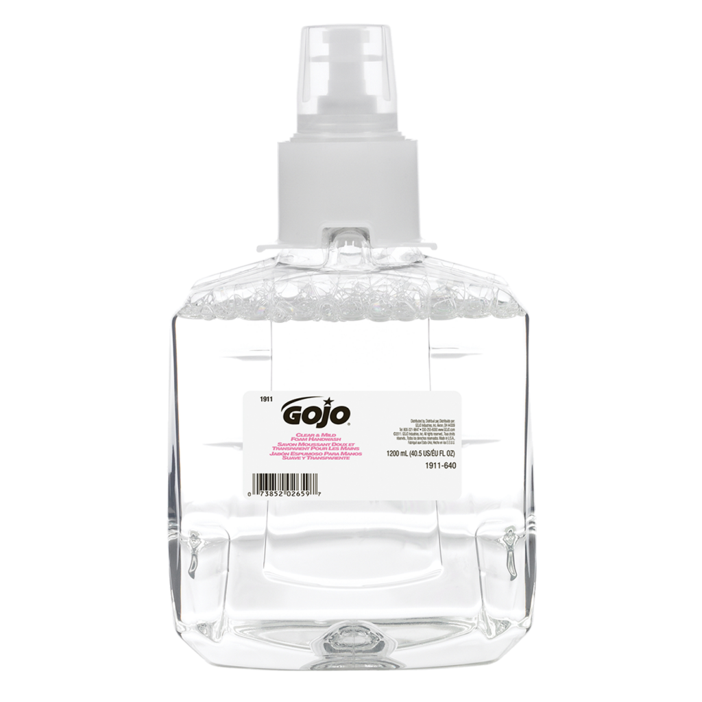 Gojo Clear and Mild Foam Handwash 1200 mL ICS Clean Supplies