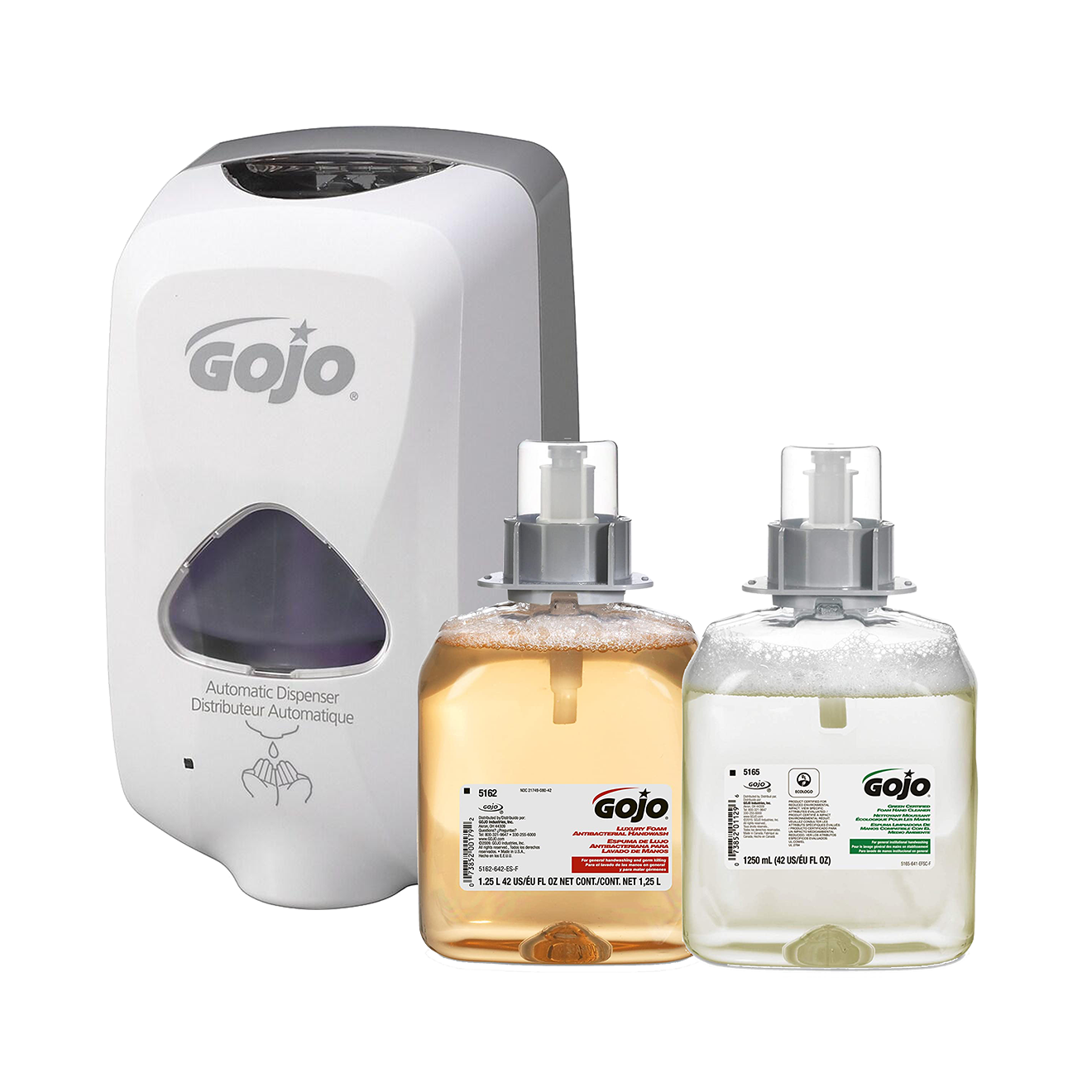Gojo Manual Clear and Mild Foam Handwash Dispenser 1250 mL ICS Clean