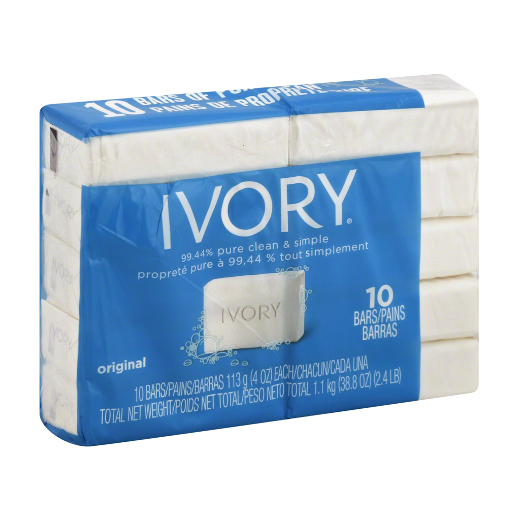 Ivory Soap Bar ICS Clean Supplies