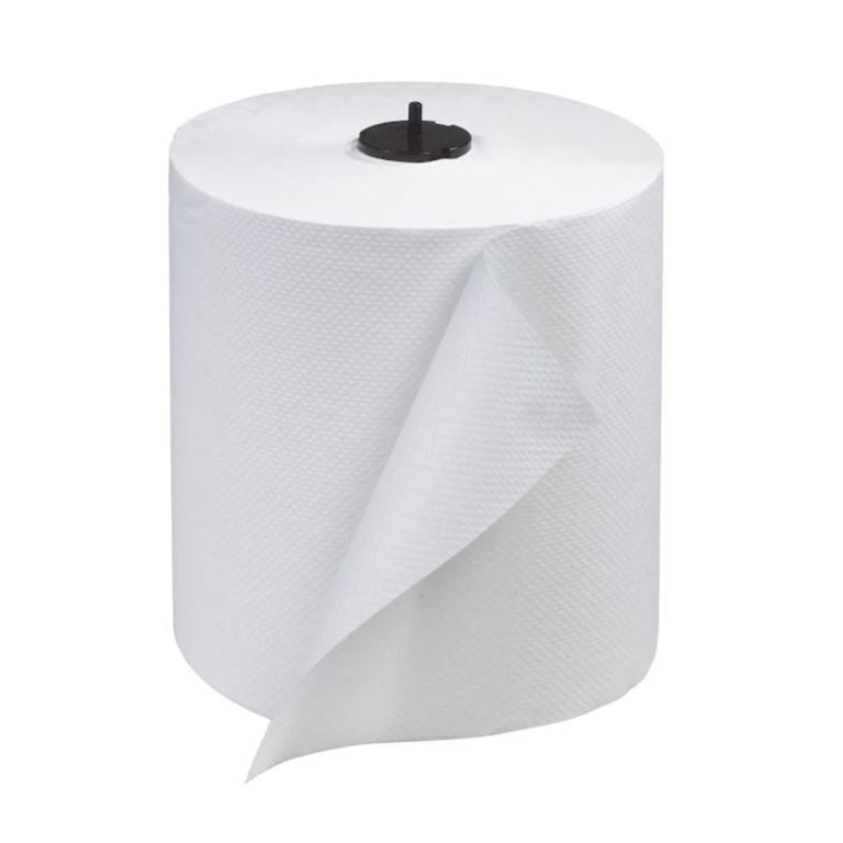 Tork 290089 White Paper Towel Roll, 6 rolls in 1 case