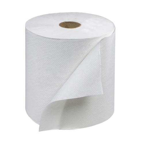 Tork RB8002 White Paper Towel Roll, 6 rolls in 1 case